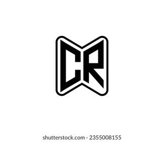 CR logo design vector template