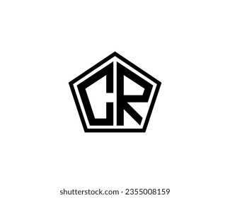 CR logo design vector template