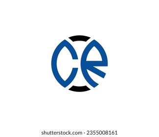 CR logo design vector template