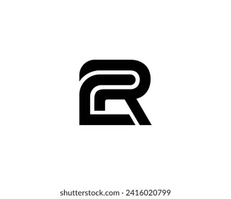 CR Logo design vector template