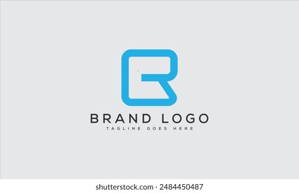 CR logo design vector template design for brand