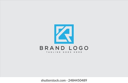 CR logo design vector template design for brand