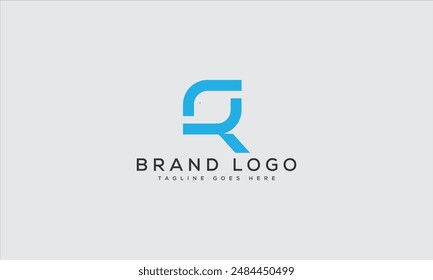 CR logo design vector template design for brand