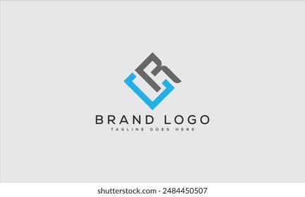 CR logo design vector template design for brand