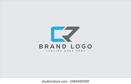 CR logo design vector template design for brand