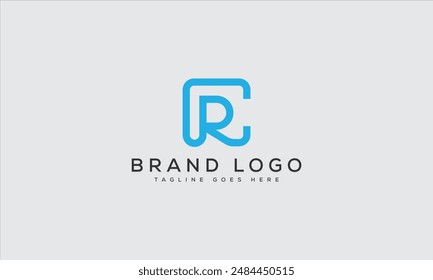 CR logo design vector template design for brand