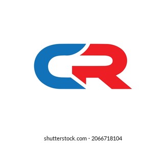 CR Logo And Icon Design Symbol Creative Vector Template.