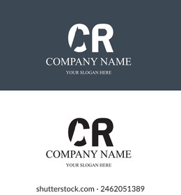 CR logo initial letter luxury royal logo. template symbol. modern golden luxury logo. abstract monogram vector letter mark brand fashion. icon  business monogram boutique font Clothing minimalist.