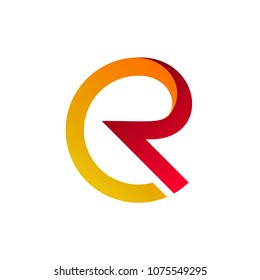 CR Logo, Initial Letter Logo Template, Letter C + Letter R Logo