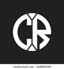 CR-Logo-Monogramm mit Farbband-Muster