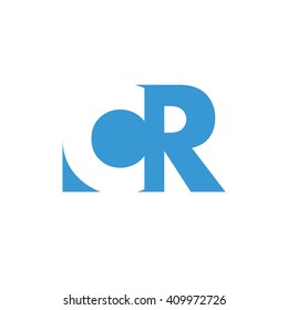 CR Logo | Vector Graphic Branding Letter Element | jpg, eps, path, web, app, art, ai | White Background