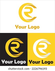 CR modern and creative logo