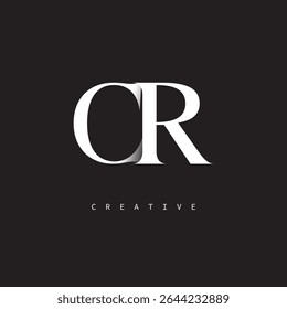 CR Monogram Logo Minimal Elegant