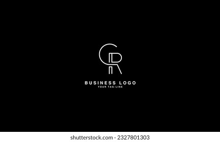 CR, RC, Monogramm für abstrakte Buchstaben des Logos
