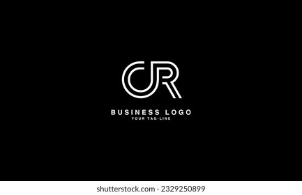CR, RC, Monogramm für abstrakte Buchstaben des Logos