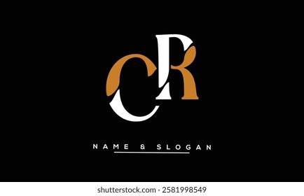 CR, RC Abstract Letters Logo Monogram