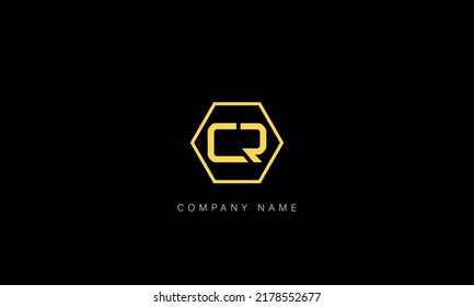 CR, RC Alphabet Letters Logo mONOGRAM
