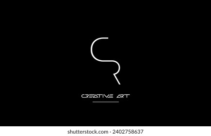 CR, RC, C, R abstract letters logo monogram