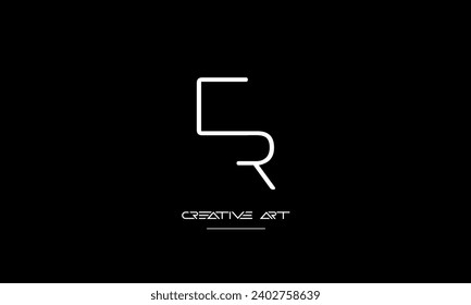 CR, RC, C, R abstract letters logo monogram