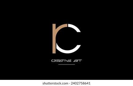 CR, RC, C, R abstract letters logo monogram