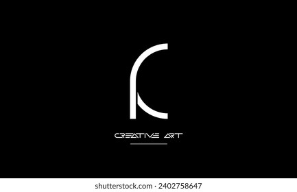 CR, RC, C, R abstract letters logo monogram