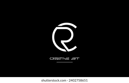 CR, RC, C, R abstract letters logo monogram