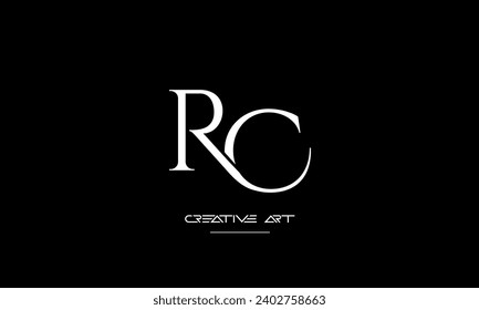 CR, RC, C, R abstract letters logo monogram