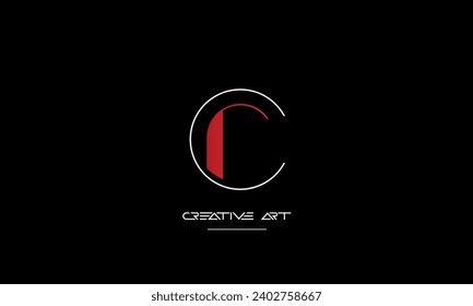 CR, RC, C, R abstract letters logo monogram