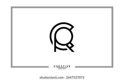 CR, RC, C, R, Abstract Letters Logo Monogram
