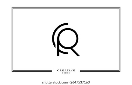 CR, RC, C, R, Abstract Letters Logo Monogram