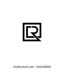 CR RC C R Letter Initial Logo Design