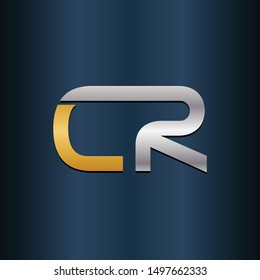 CR RC Double Initial Alphbet letters Logo