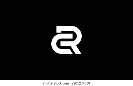 CR RC letter initial logo vector icon illustration