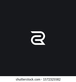 CR RC  logo initial letter design