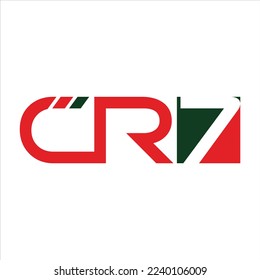 cr7 logo vector icon template