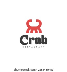 crab abstract logo design inspiration