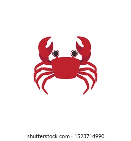 crab animal beach icon vector illustration design.