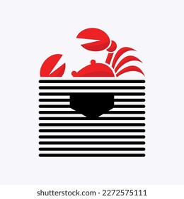 Crab Basket Logo For all kinds of products