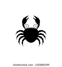 crab black vector