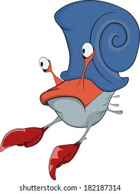 Crab cartoon 