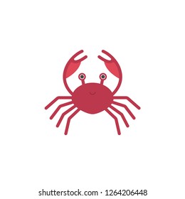 crab cartoon icon
