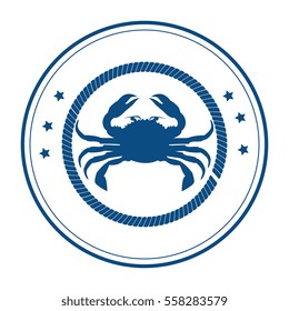 crab delicious seafood menu icon
