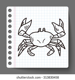 Crab doodle