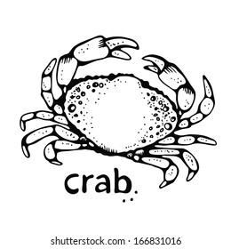 Crab drawing