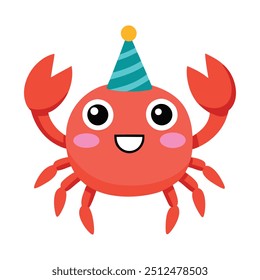 Crab Drawing Design Vector Illustration Clipart Eps