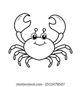 Crab Drawing Design Vector Illustration Clipart Eps