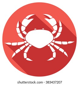 crab flat icon