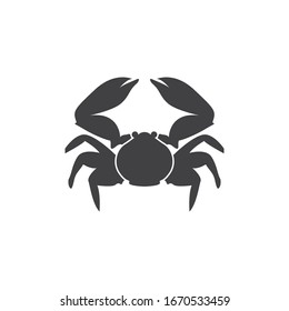 Crab graphic design template vector isolated