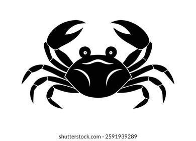 A crab head vector illustration 