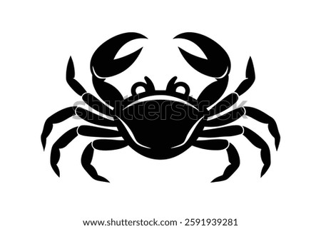 A crab head vector illustration 